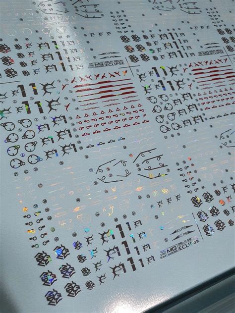 Delpi Holo Water Decal For Mg Eclipse A Z Toy Hobby