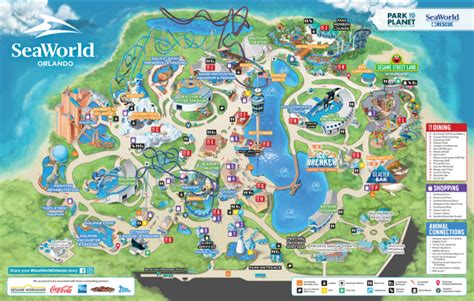 SeaWorld Orlando Parking Map