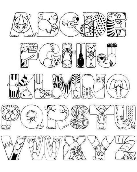 Coloriage Lettre Alphabet