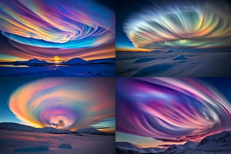 Polar stratospheric clouds - AI generated free images and icons with ...