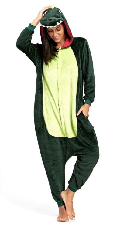 DINOZAUR ONESIE PIŻAMA KIGURUMI KOMBINEZON DINO L 13450569137 Allegro pl