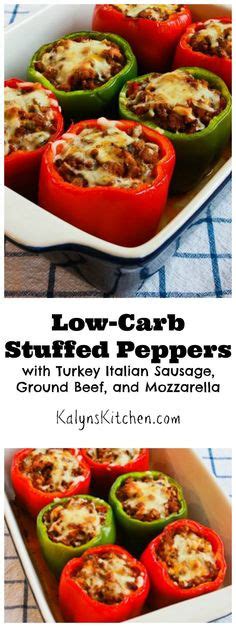 The Best Low Carb Stuffed Peppers with Ground Turkey – Best Diet and Healthy Recipes Ever ...