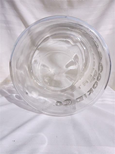 Large Clear Glass Cookie Jar Property Of Dad S Cookie Co No Lid 10 X 11 3 4 T Ebay