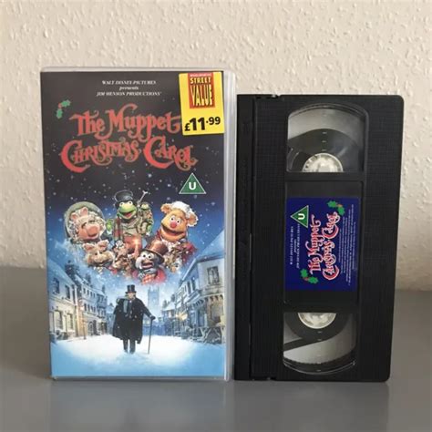 Muppet Christmas Carol Vintage Disney Vhs Tape Picclick It