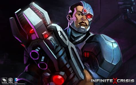 Infinite Crisis Full And Background DC Cyborg HD Wallpaper Pxfuel