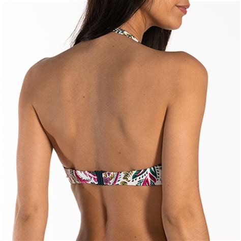 Cyell Wajang Floral Bandeau Bikini Oberteil Annadiva