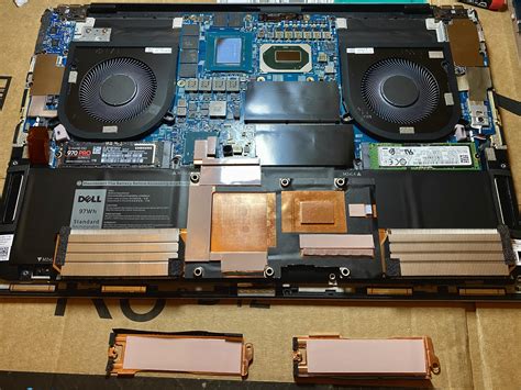 Dell Xps 15 9570 Disassembly Fan Cleaning And Thermal 52 47 Off