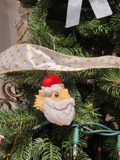 D Printed Santa Bearded Dragon Ornament Cornel S World