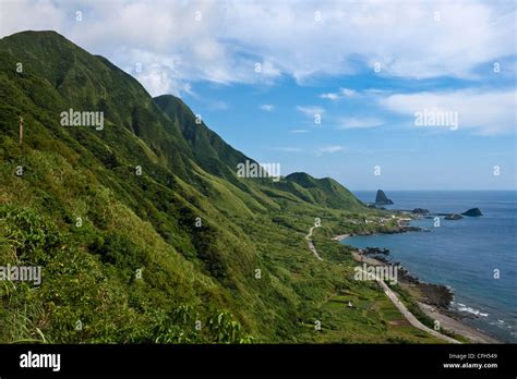 View Of The Dramatic Coastal Landscape Of Lanyu Orchid Island Taiwan