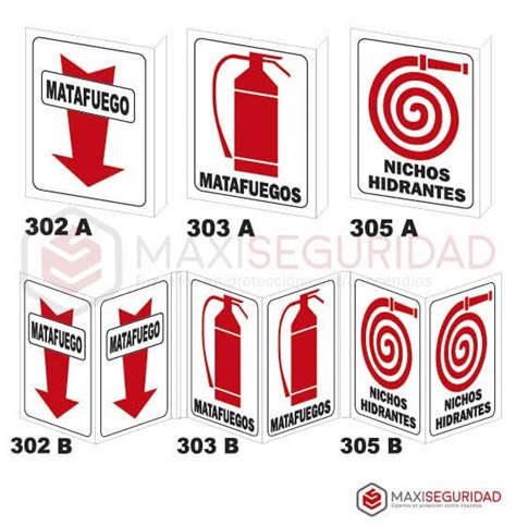 Cartel Incendio Doble Faz X Carteles De Seguridad