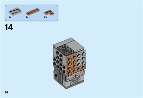LEGO 41601 Cyborg Instructions BrickHeadz DC Comics Super Heroes