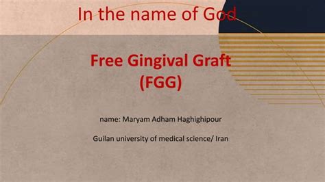 Free gingival graft | PPT