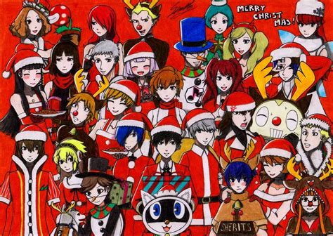 Persona Christmas Ft Hikari By Sendy1992 On Deviantart Persona