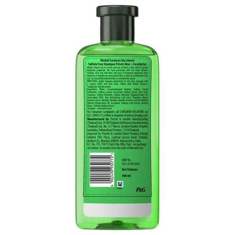 Herbal Essences Potent Aloe Eucalyptus Shampoo 400 Ml JioMart