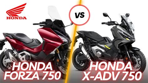 Honda Forza 750 Vs X ADV 750 2024 Model Comparison TM YouTube