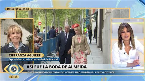 Esperanza Aguirre Reprocha En Directo A Su Marido El Comentario Que