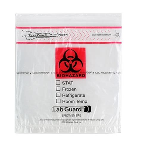 8x8 Lab Specimen Transport Bag Life Science Products