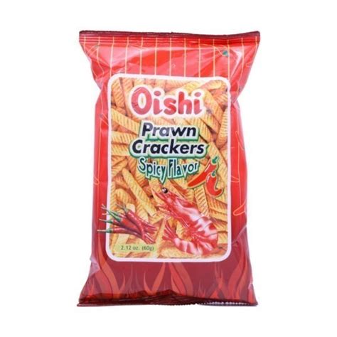 Oishi Prawn Crackers Spicy Flavor Oz Mekong Asian Market