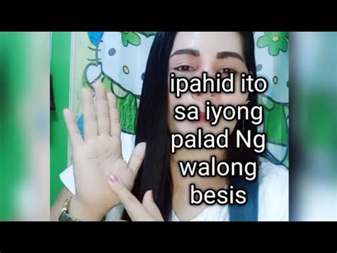 Ipahid Lamang Ito Sa Iyong Palad Ng Walong Besis Magugulat Ka Sa