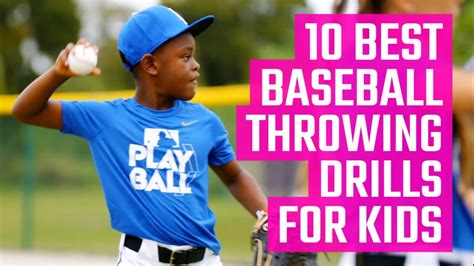 10 Best Baseball Throwing Drills for Kids | Fun Youth Baseball Drills ...