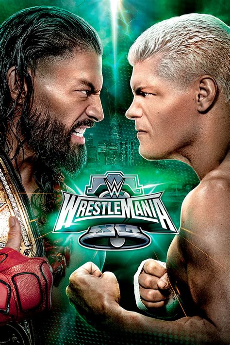 WWE WrestleMania XL Sunday 2024 Posters The Movie Database TMDB