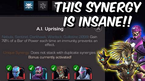 This Synergy Is Insane For Robots Beyond God Tier Power Gain Marvel Contest Of Champions