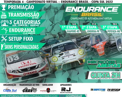 Endurance Brasil Copa Sul Automobilismo Virtual Oficial