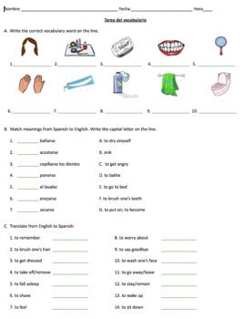 Mi Rutina Diaria Worksheet