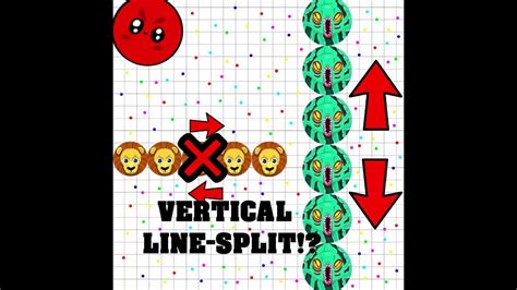 Agar Io Insane Vertical Linesplit Popsplit Youtube