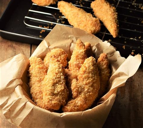 Oven Baked Super Crispy Chicken Fingers Everyday Healthy Recipes