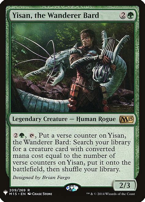 Yisan The Wanderer Bard Mystery Booster The List Card Kingdom