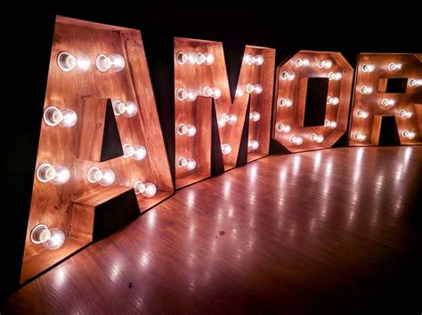 Large Marquee Letters Rustic Wedding Love Sign Barn Wedding Etsy