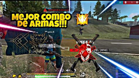 EL MEJOR COMBO DE ARMAS PARA CLASIFICATORIA EN FREE FIRE NUEVA