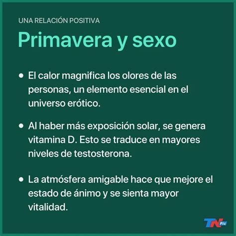 Sexo En Primavera Por Qué Aumenta El Deseo Tn