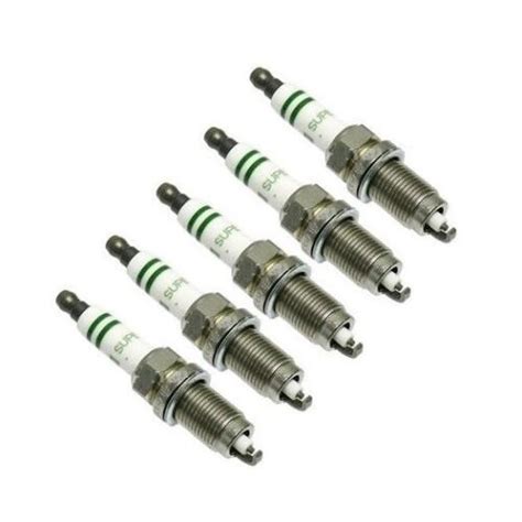 For Volkswagen Beetle Golf Spark Plug Set Of 5 FR 7 HE 02 BOSCH OEM