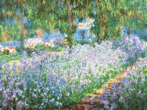 Claude Monet Le Jardin Aux Iris