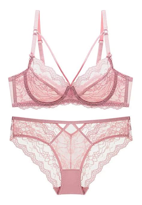 Jual Dear Eve Lingerie Kristen Peach Lace Underwire Bra Original 2024