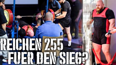 Neuer Rekord beim ersten Mal 255Kg auf der Bankdrücken Meisterschaft