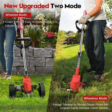 Buy Cordless Weed Eater Grass Trimmer Battery Powered V Mah