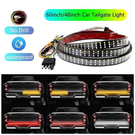 Inch Inch Led Tailgate Light Strip Turn Signal Reverse Brake Light