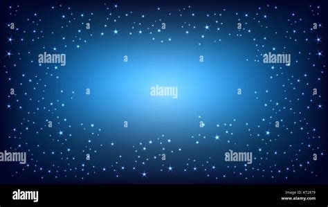 Blue space background. Vector illustration Stock Photo - Alamy