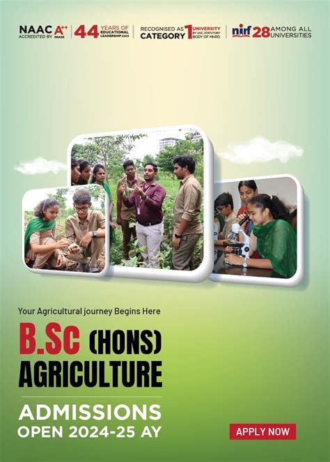 Kl Deemed To Be University Bsc Agriculture Admissions