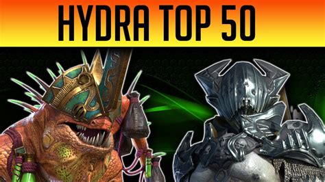 THE TOP HYDRA CHAMPIONS HOW TO BUILD HYDRA TEAMS Raid Shadow