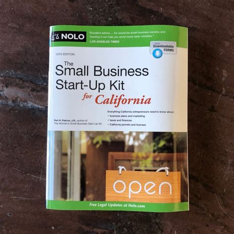 The Small Business Start Up Kit For California Peri Pakroo Author