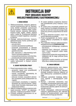 IAG32 Occupational Health And Safety Instructions For Operating A Multi