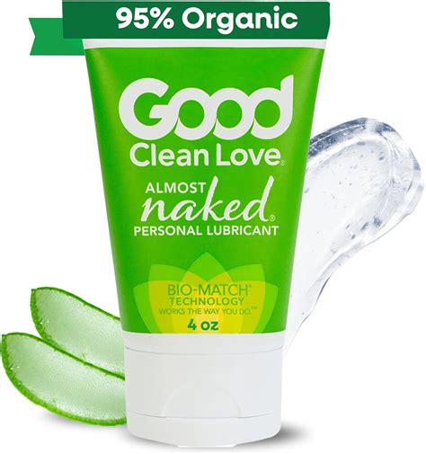 Amazon Good Clean Love Almost Naked Organic Water Based Lube