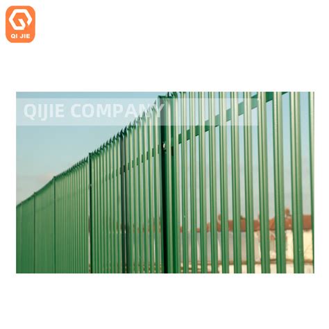 Green Powder Coated Mm Height W Pale Type Security Fencing China