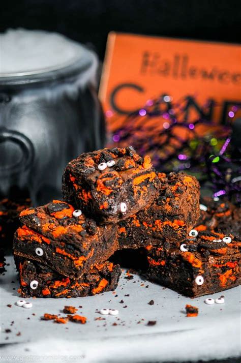 Spooky Halloween Monster Eye Brownies Easy Recipe