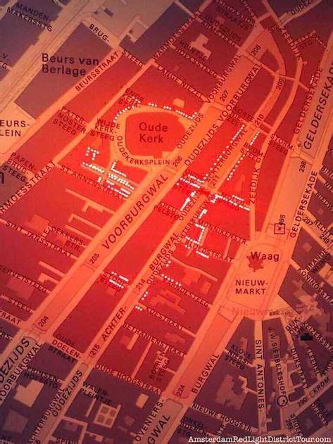 Amsterdam Red Light District Map Where Are The Red Light District