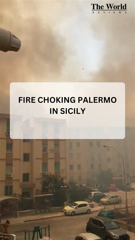 Wildfires Are Raging In Sicily After Weeks Of Record Breaking